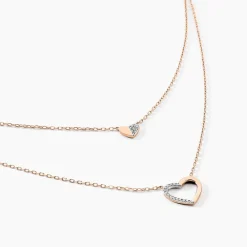 Collier Emilia Or Rose Diamant|Marc Orian New