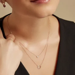 Collier Emilia Or Rose Diamant|Marc Orian New