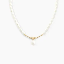 Collier Emma-lisa Or Jaune Perle De Culture|Marc Orian Clearance