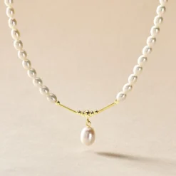 Collier Emma-lisa Or Jaune Perle De Culture|Marc Orian Clearance