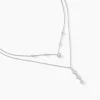 Collier Emmie Argent Blanc Oxyde De Zirconium
