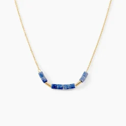 Collier Erdmann Or Jaune Aventurine