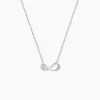 Collier Eryka Argent Blanc Oxyde De Zirconium|Marc Orian Hot