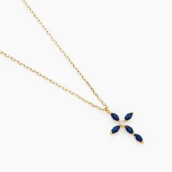 Collier Eser Or Jaune Oxyde De Zirconium|Marc Orian Online