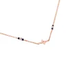 Collier Esia Argent Rose Oxyde De Zirconium