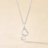 Collier Estina Argent Blanc