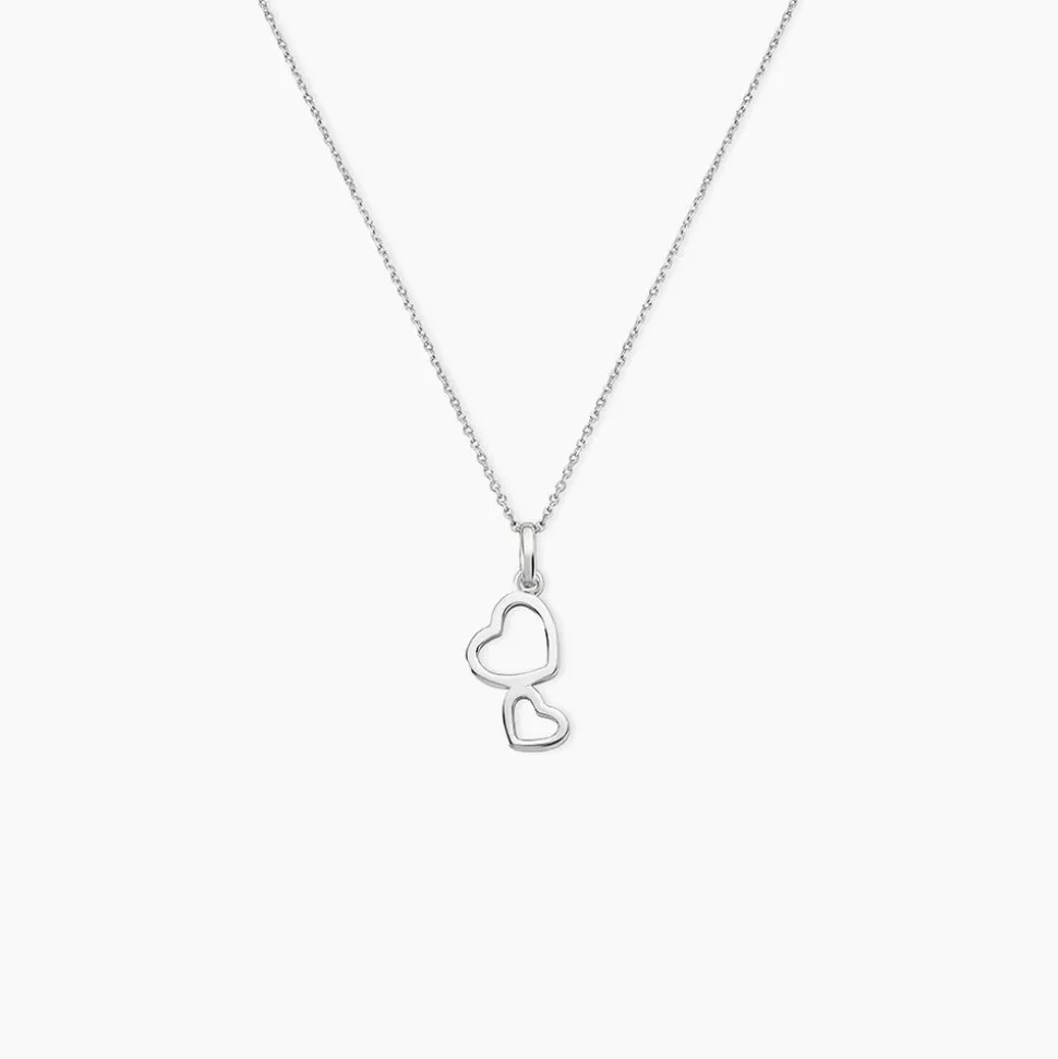 Collier Estina Argent Blanc