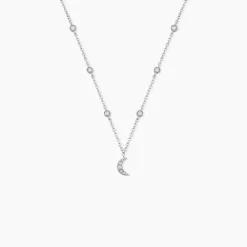 Collier Estrella Argent Blanc Oxyde De Zirconium|Marc Orian Best