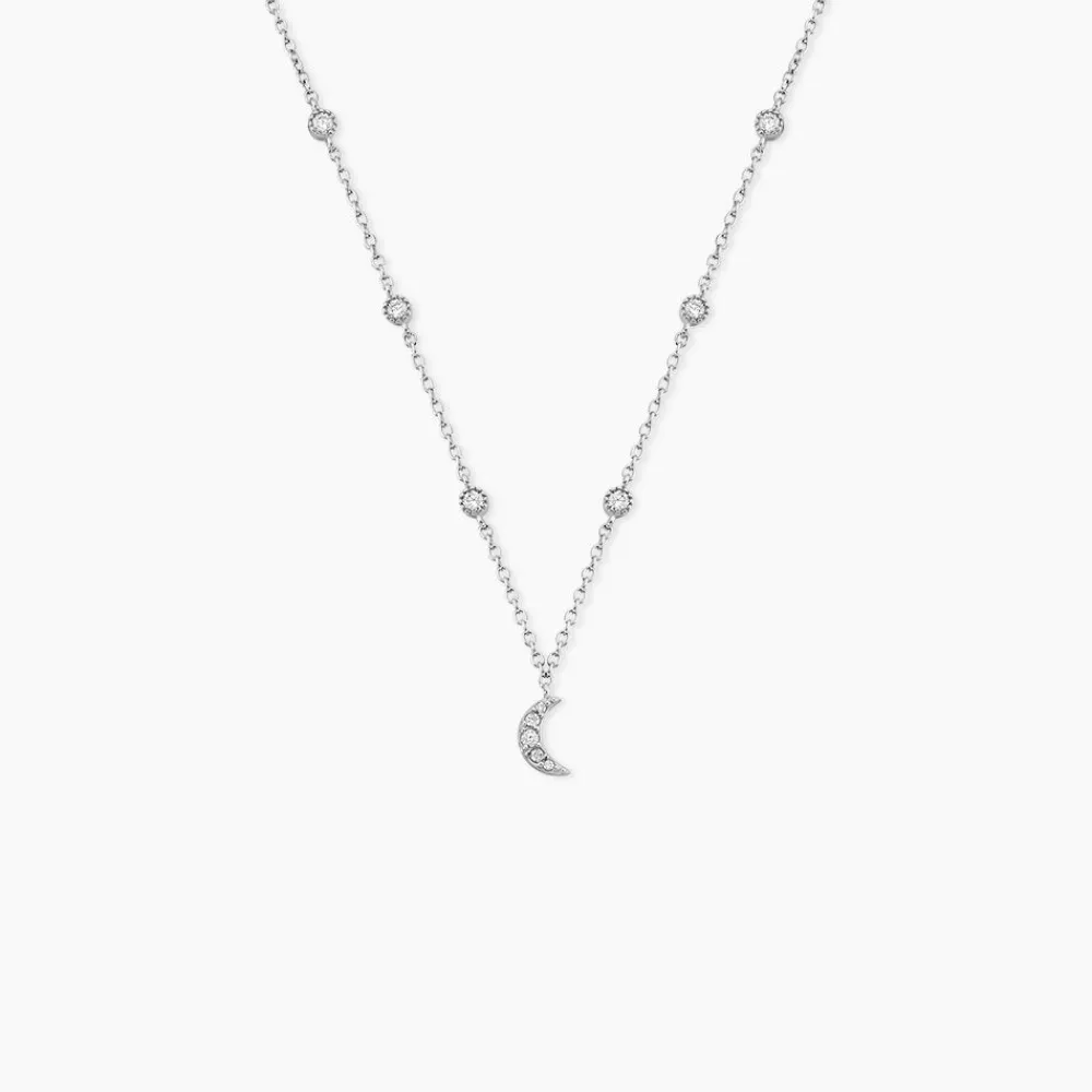 Collier Estrella Argent Blanc Oxyde De Zirconium|Marc Orian Best
