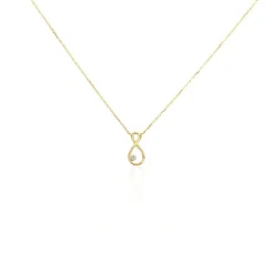Collier Eszter Or Jaune Diamant