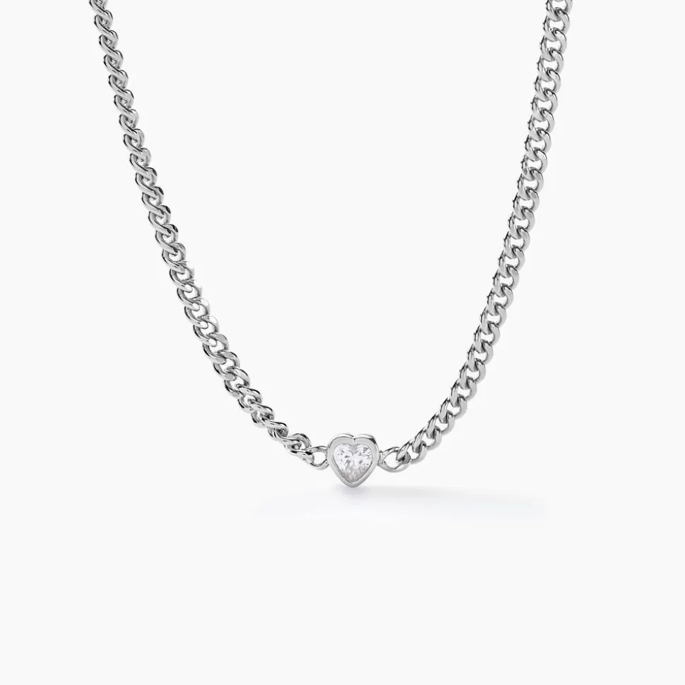 Collier Eternity Argent Blanc Oxyde De Zirconium