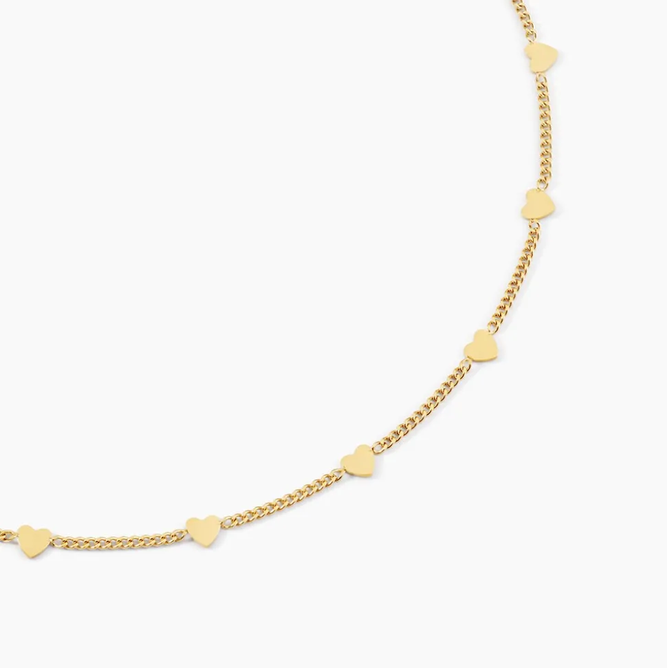 Collier Eva Acier Jaune
