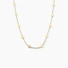 Collier Eva Acier Jaune