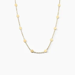 Collier Eva Acier Jaune