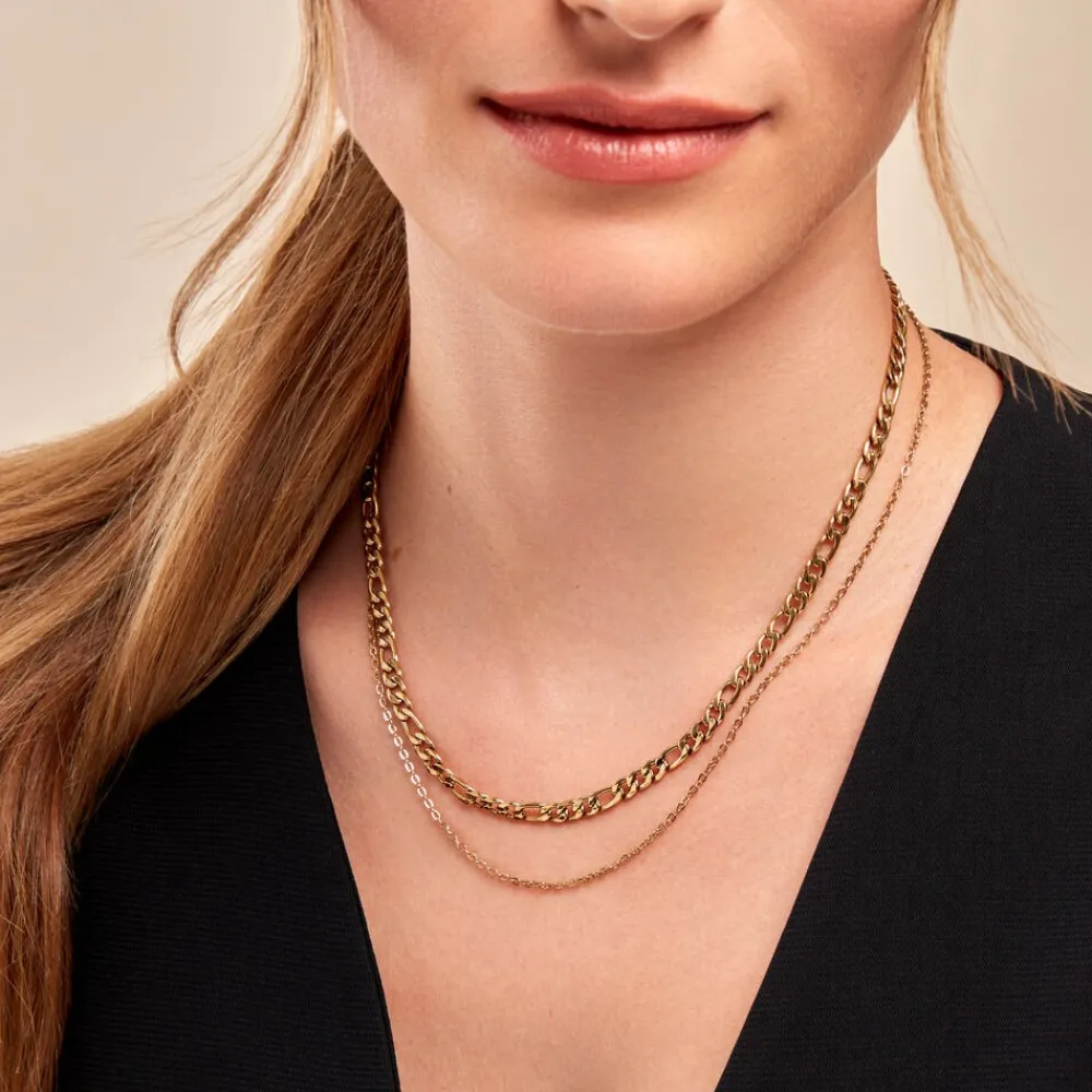 Collier Eva Acier Jaune|Marc Orian Sale