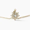 Collier Eva Acier Jaune Oxyde De Zirconium