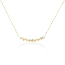 Collier Fabrizia Plaqué Or Jaune Oxyde De Zirconium|Marc Orian Best