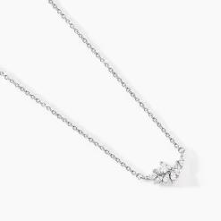 Collier Feeria Argent Blanc Oxyde De Zirconium