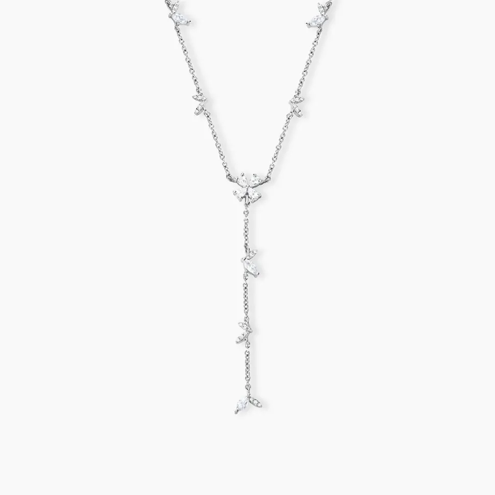 Collier Feeria Argent Blanc Oxyde De Zirconium
