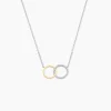 Collier Fei Or Jaune Argent Blanc Oxyde De Zirconium|Marc Orian