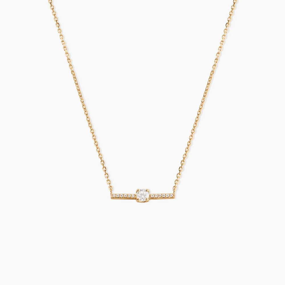 Collier Fergie Plaqué Or Jaune Oxyde De Zirconium|Marc Orian New