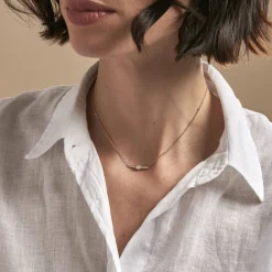 Collier Fergie Plaqué Or Jaune Oxyde De Zirconium|Marc Orian New