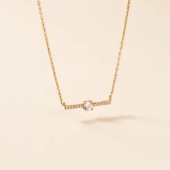 Collier Fergie Plaqué Or Jaune Oxyde De Zirconium|Marc Orian New