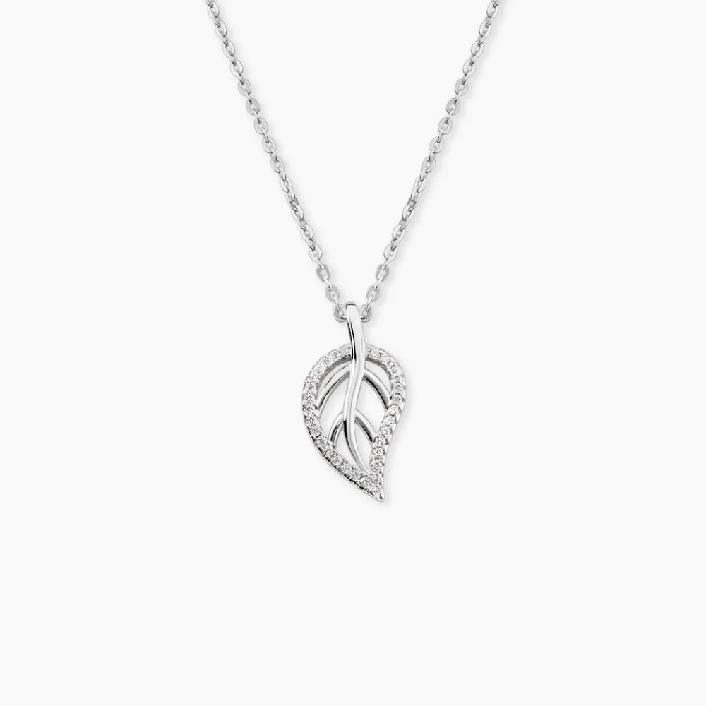 Collier Filae Argent Blanc Oxyde De Zirconium|Marc Orian
