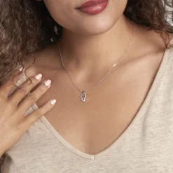 Collier Filae Argent Blanc Oxyde De Zirconium|Marc Orian