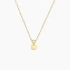 Collier Finesse Acier Jaune