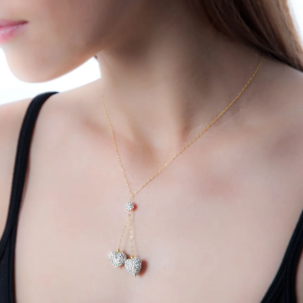 Collier Floranneae Or Jaune Strass|Marc Orian Online