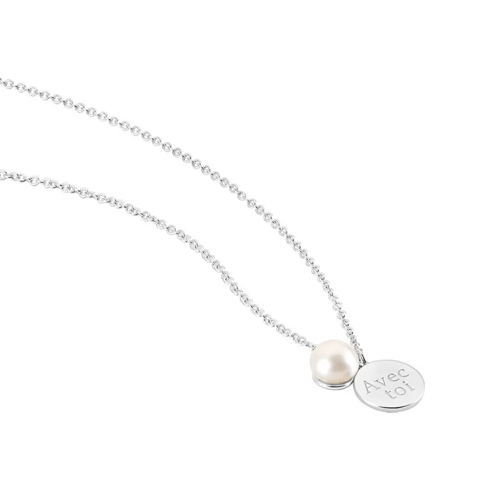 Collier Florenceau Argent Blanc Perle De Culture|Marc Orian