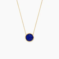 Collier Florica Or Jaune Lapis Lazuli