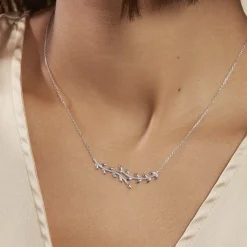 Collier Folia Argent Blanc|Marc Orian Clearance