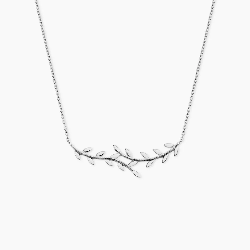 Collier Folia Argent Blanc|Marc Orian Clearance