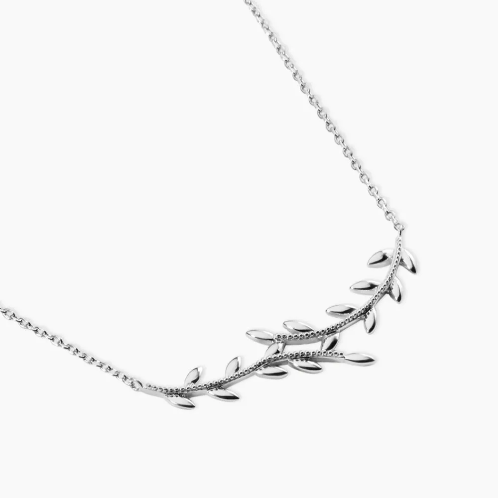 Collier Folia Argent Blanc|Marc Orian Clearance