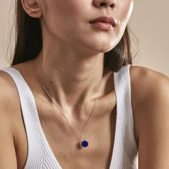 Collier Franzine Argent Blanc Lapis Lazulis|Marc Orian Sale