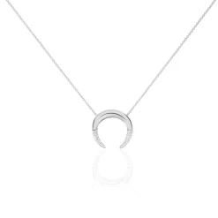 Collier Gemilina Argent Blanc Oxyde De Zirconium|Marc Orian New