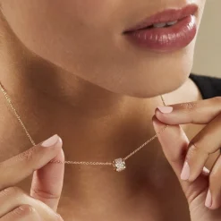 Collier Gia Plaqué Or Jaune Oxyde De Zirconium|Marc Orian