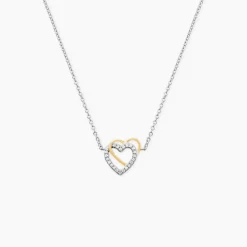 Collier Gine Or Jaune Argent Blanc Oxyde De Zirconium|Marc Orian Online