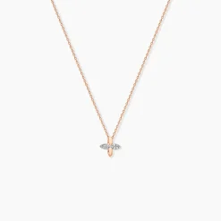 Collier Ginila Or Rose Diamant