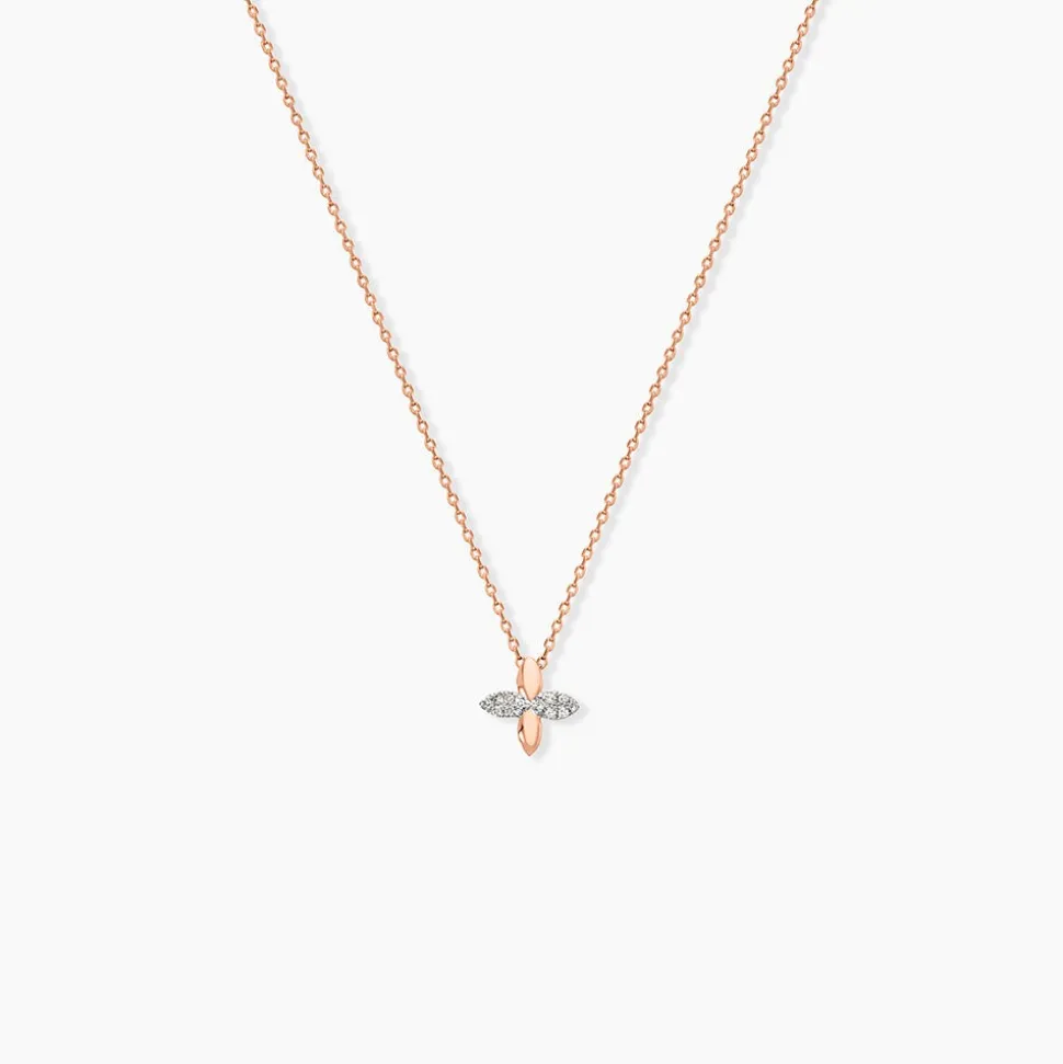Collier Ginila Or Rose Diamant