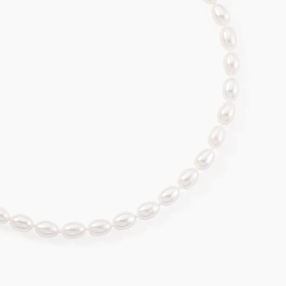 Collier Giustina Or Jaune Perle De Culture
