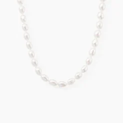 Collier Giustina Or Jaune Perle De Culture