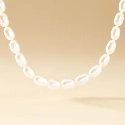 Collier Giustina Or Jaune Perle De Culture