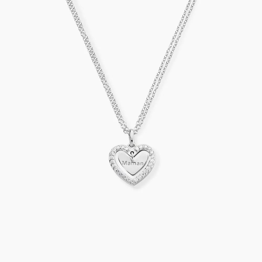 Collier Gloria Argent Blanc Oxyde De Zirconium|Marc Orian Discount