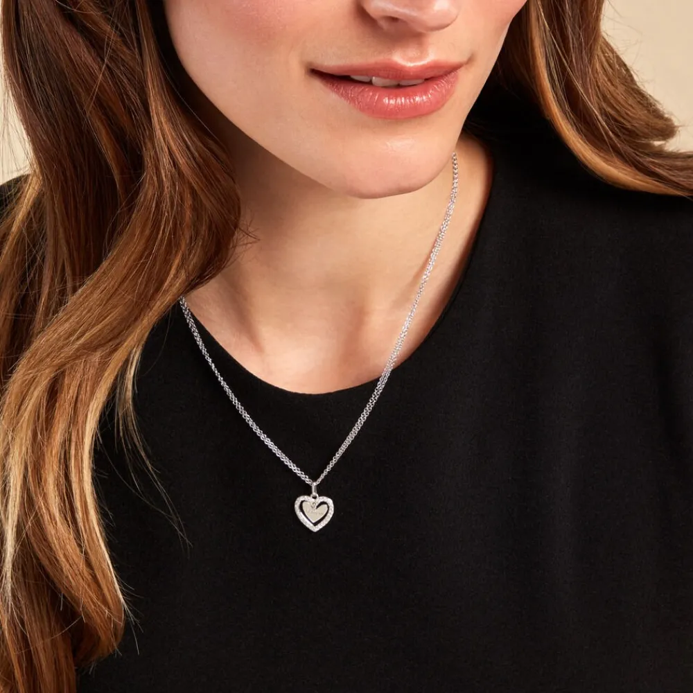 Collier Gloria Argent Blanc Oxyde De Zirconium|Marc Orian Discount