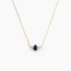 Collier Glykeria Or Jaune Saphir Diamant