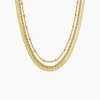 Collier Golden Liana Acier Jaune|Marc Orian Outlet