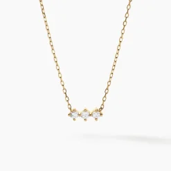 Collier Graziano Or Jaune Diamant Synthétique